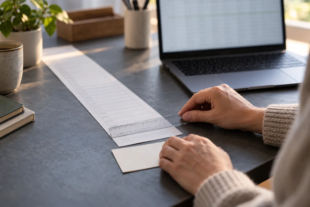 Excel OFFSET으로 숫자 목록의 최근 3행 합계 700 검산하기 3 연속 기록의 끝부분에 검토 자를 옮겨 최근 자료를 확인하는 AI 연출 사진
